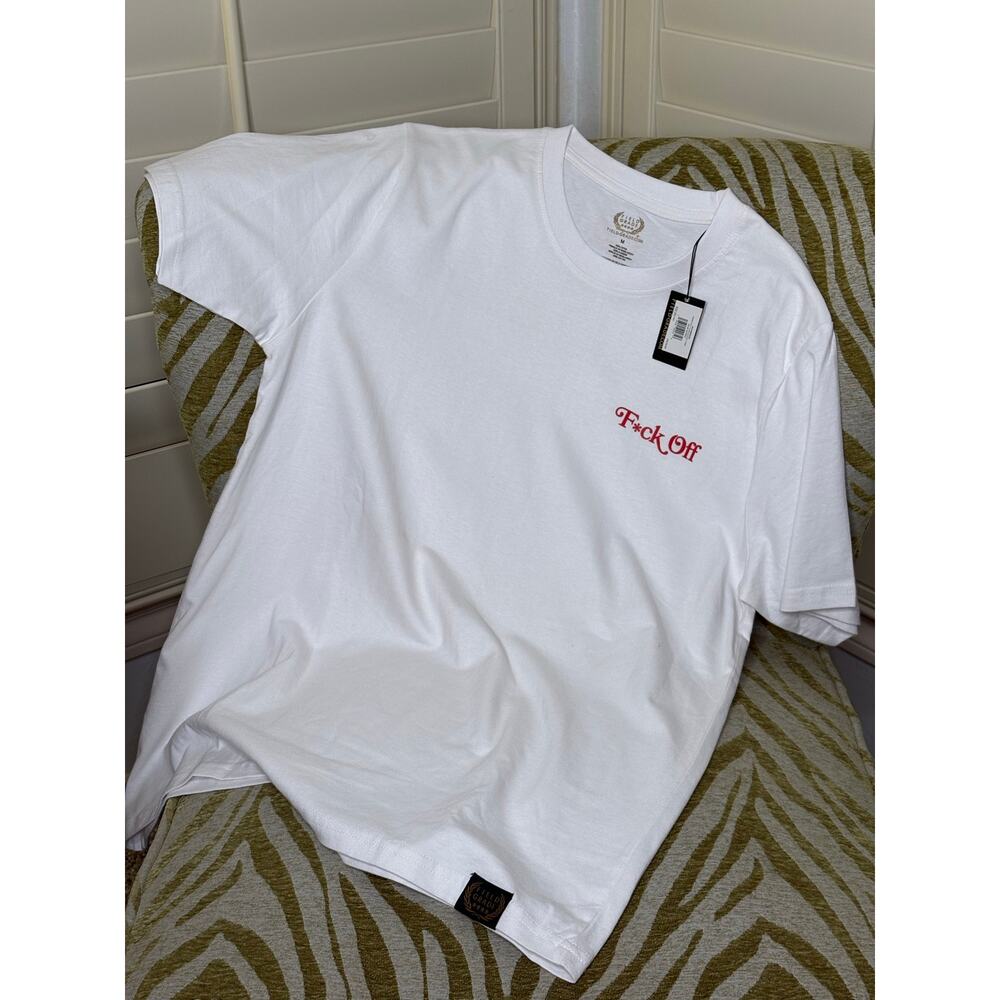 NWT Field Grade Respectfully Graphic T-Shirt White Red Men’s Size M